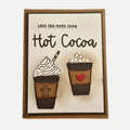 Cozy Hot Cocoa Greeting Card – Love You More than Hot Cocoa