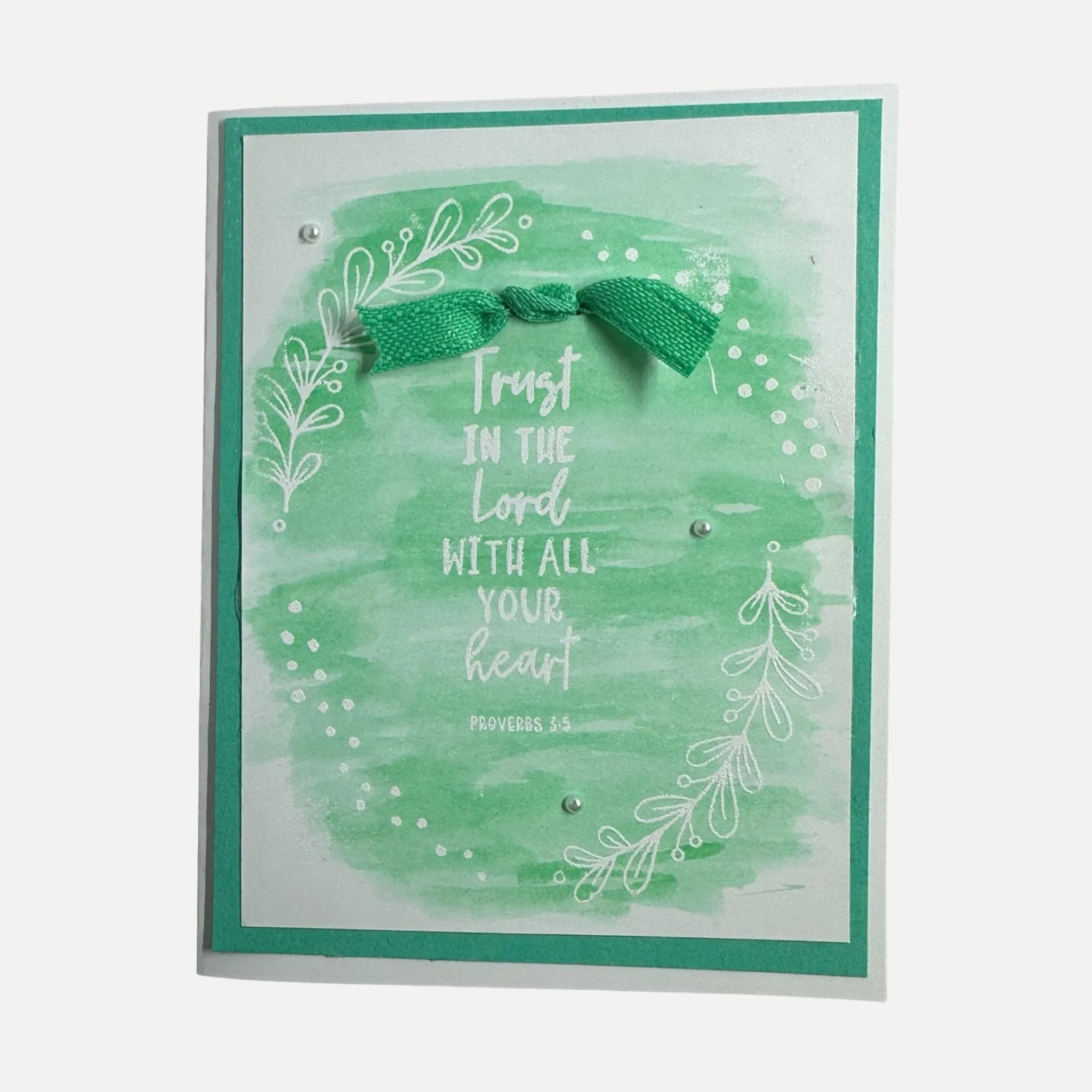 Religious Greeting Card | Trust in the Lord with All Your Heart