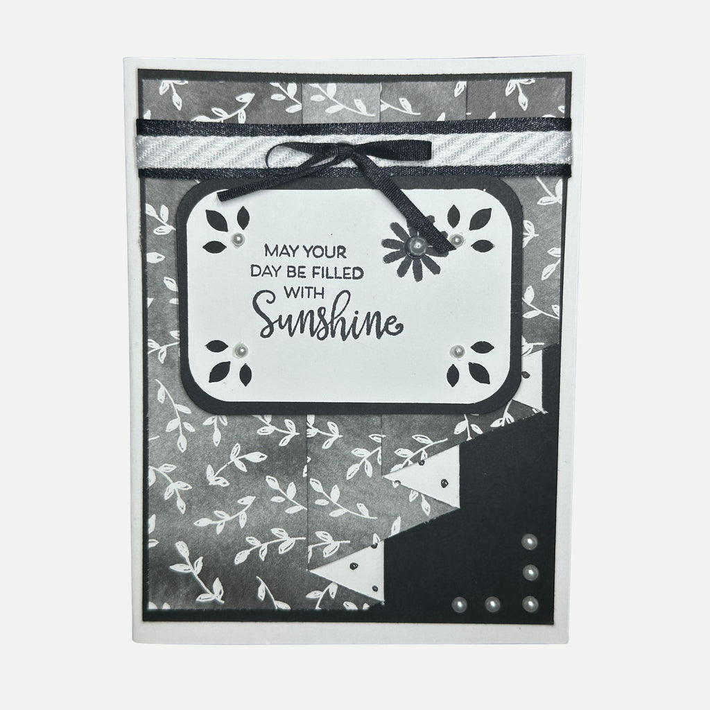 Sunshine Greeting Card — Floral Design