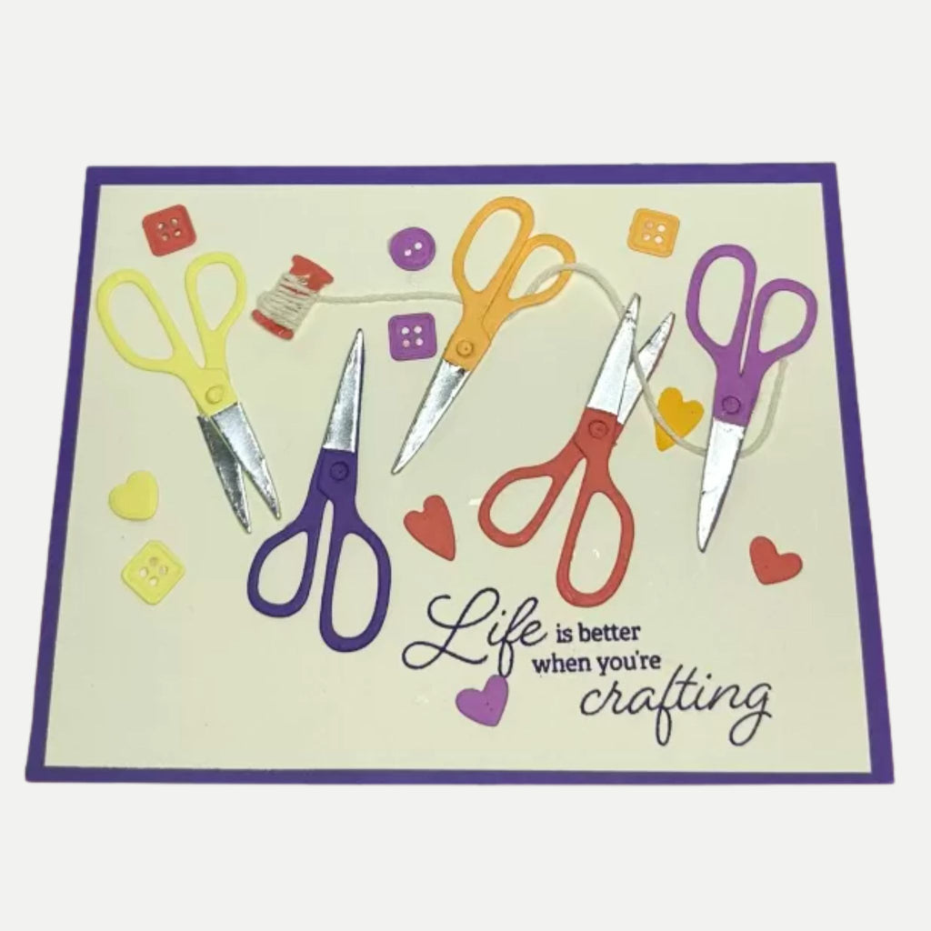 Craft Lovers Greeting Card – Life is Better When You’re Crafting