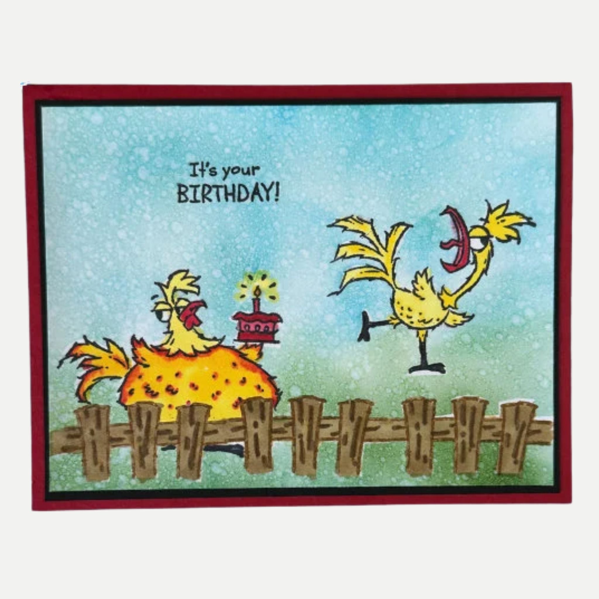 Chicken Coop Greetings , Funny Birthday, Chicken Birthday Card, Farm Life Greetings