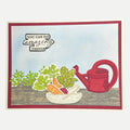 You Can Do Amazing Things Card, Bright Blue Sky Garden Scene