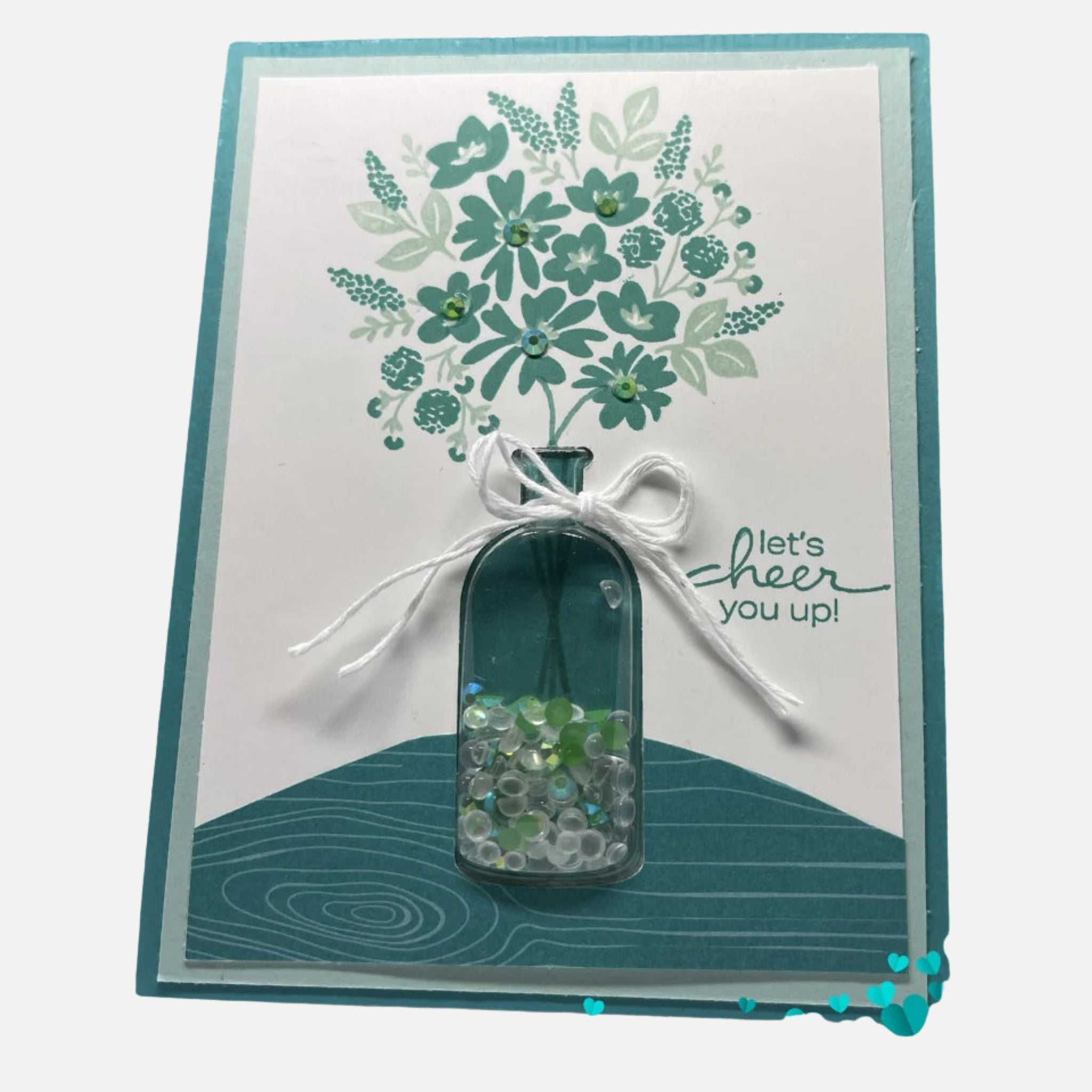 Cheer You Up Card, Inspirational Greeting Card, Handmade Encouragement Card, Just Because Card,