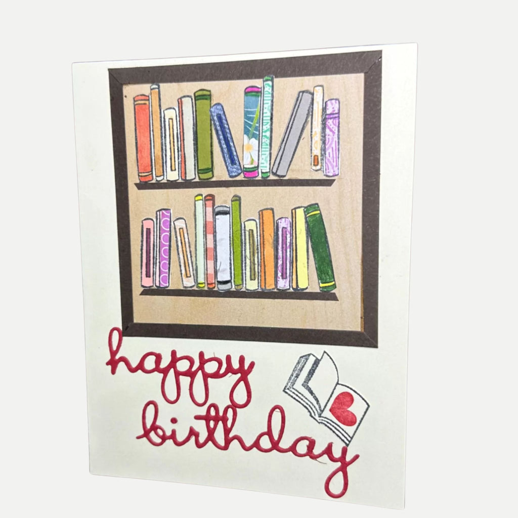 Happy Birthday Card for the Book Lover
