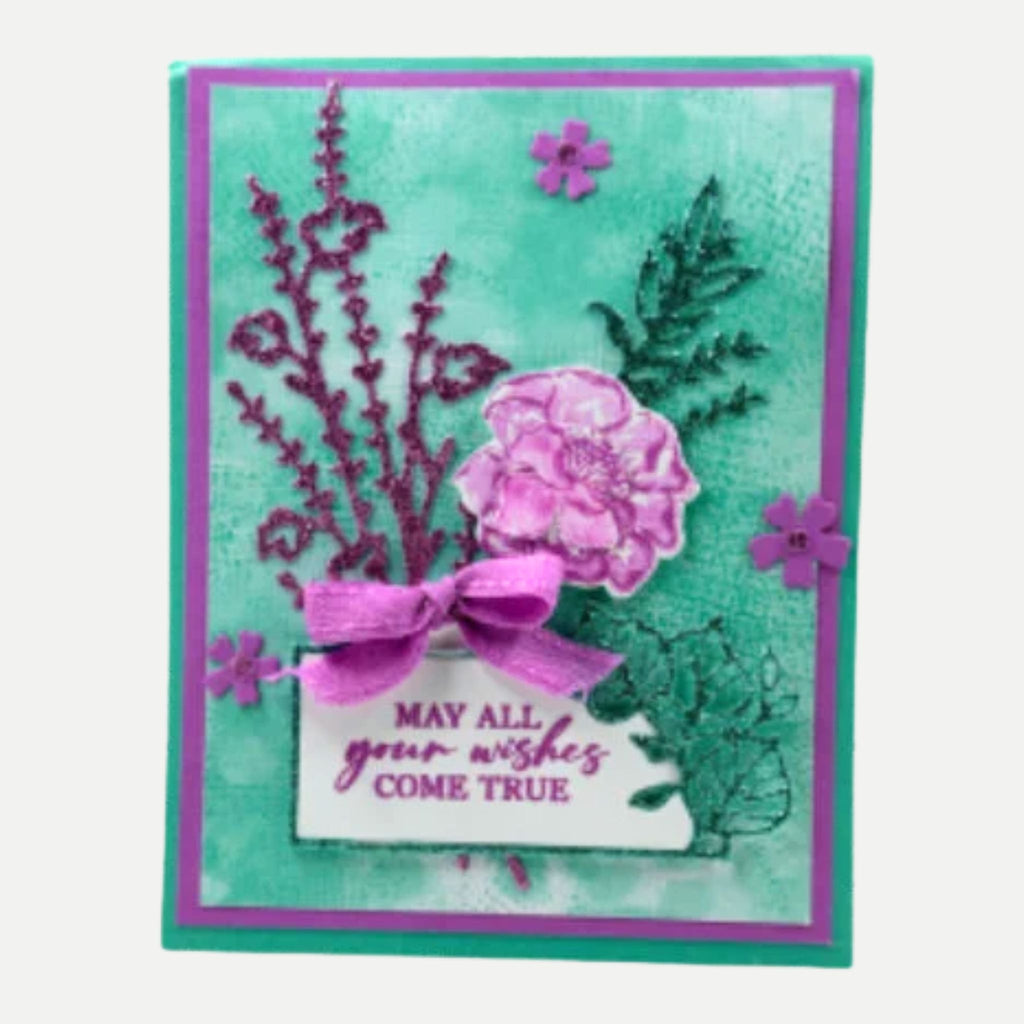 Thinking of You Flower Bouquet Card – Cheerful Handmade Greeting for Any Occasion