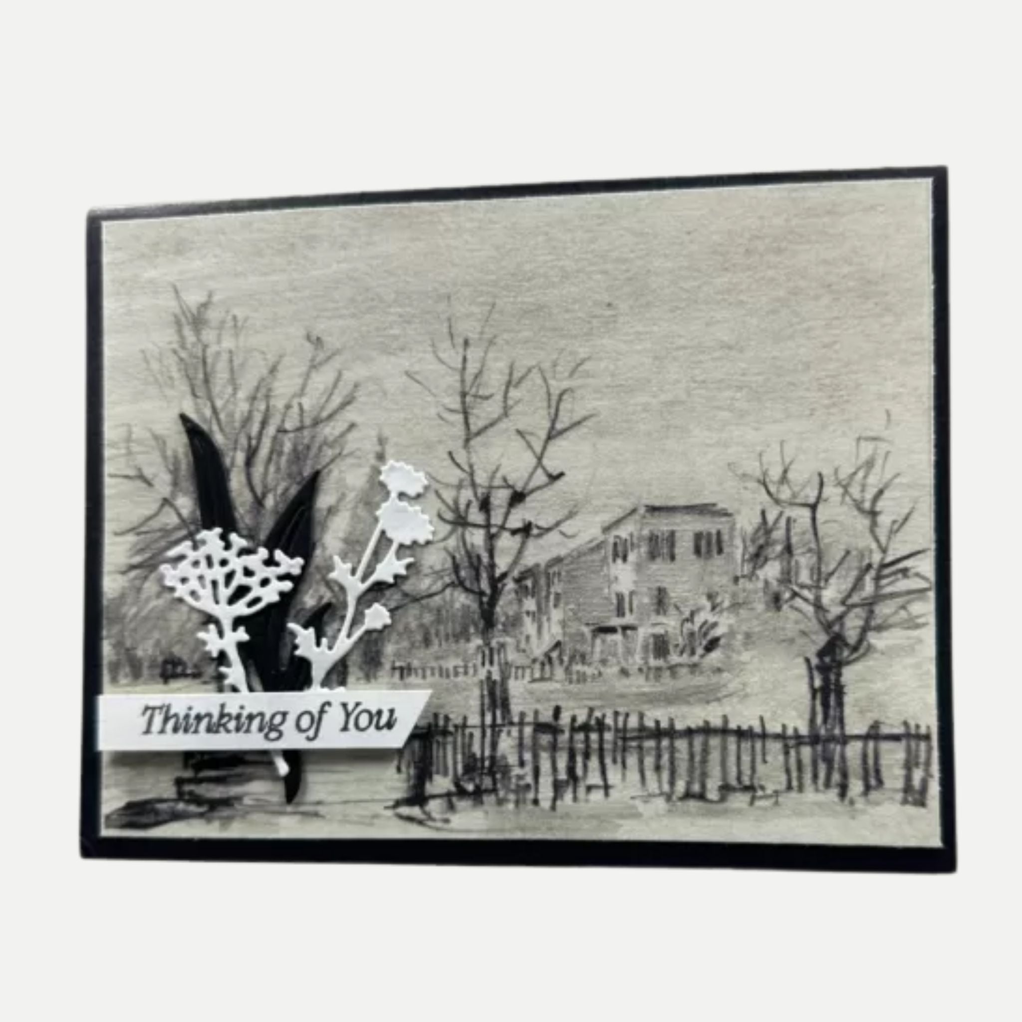 Beautiful handmade “Thinking of You” – perfect for sending warm thoughts