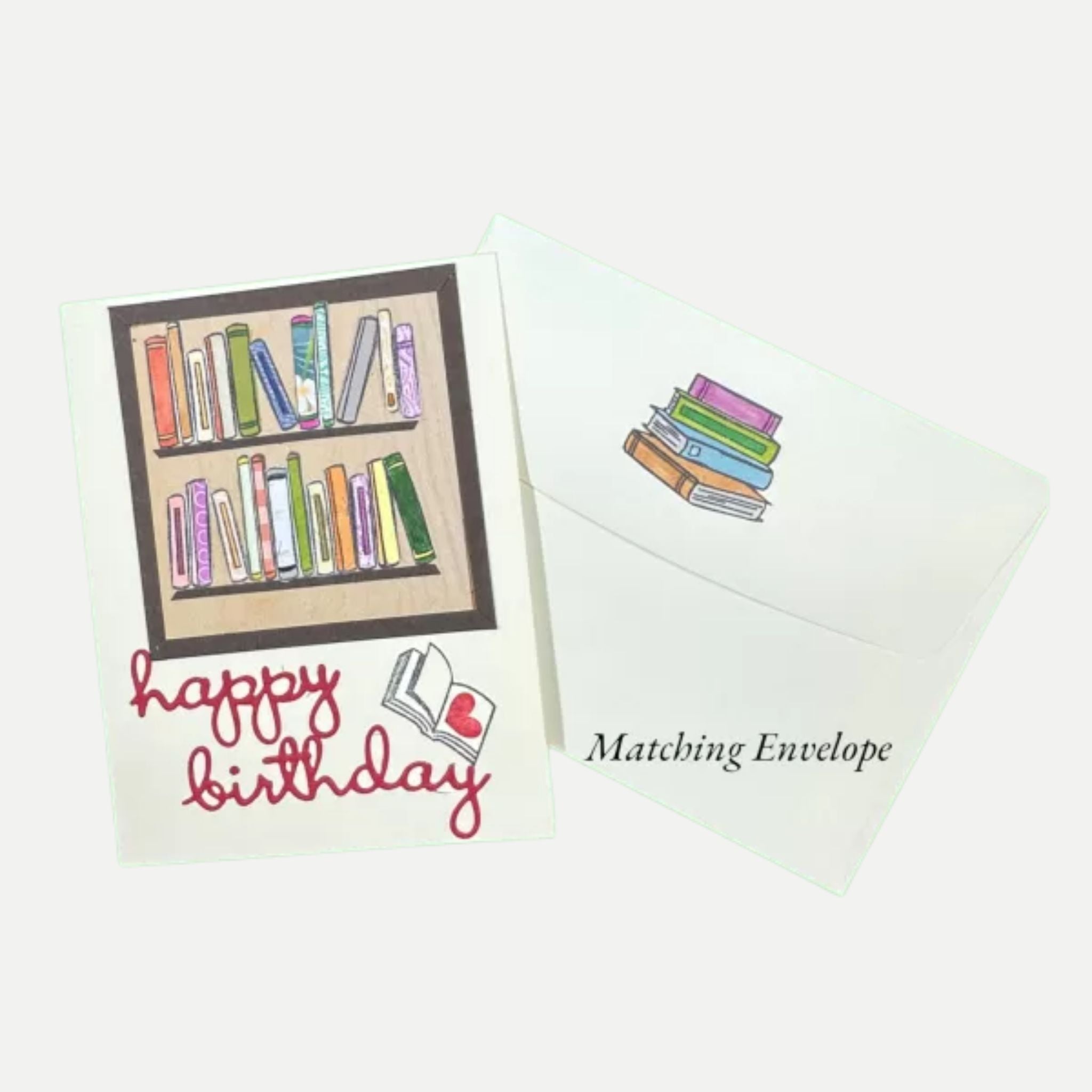 Happy Birthday Card for the Book Lover