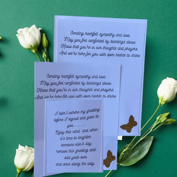 Sending Heartfelt Sympathy. Sympathy Card for loss of a loved one