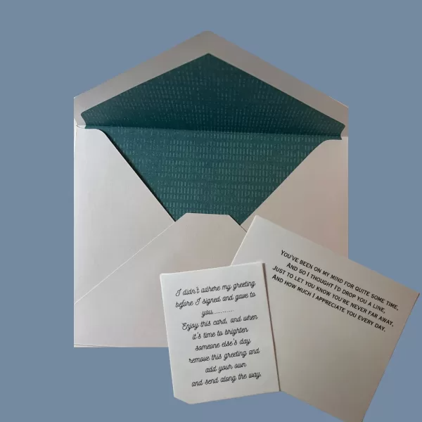 Send a card to show you care. Sharing positive thoughts.