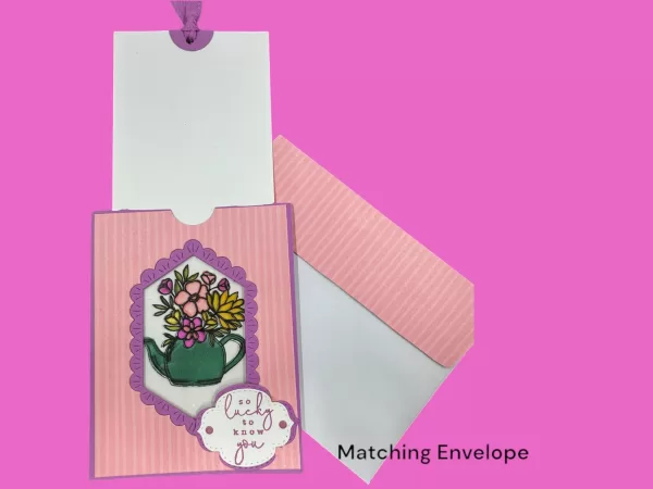 Magic Reveal Card | Color-Changing Teapot with Flowers | Lucky to Know You Greeting Card