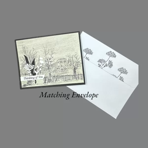 Beautiful handmade “Thinking of You” – perfect for sending warm thoughts