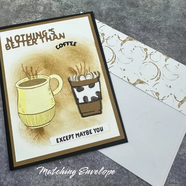 Coffee-Themed Greeting Card with Fun Sentiment – Perfect for Coffee Lovers