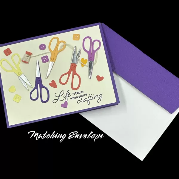 Craft Lovers Greeting Card – Life is Better When You’re Crafting