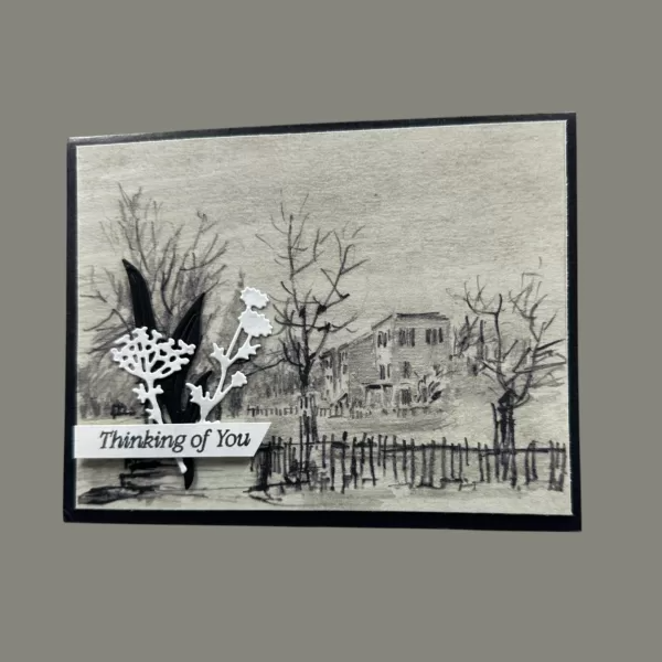 Beautiful handmade “Thinking of You” – perfect for sending warm thoughts