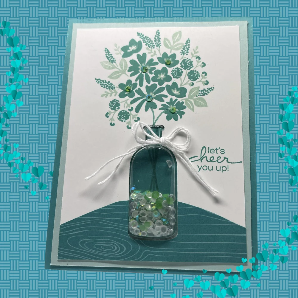 Cheer You Up Card, Inspirational Greeting Card, Handmade Encouragement Card, Just Because Card,