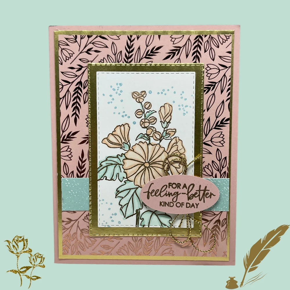 Handmade Encouragement Card, Get Well Soon Card, Inspirational Greeting Card,Feel Better Card,