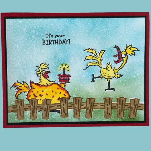 Chicken Coop Greetings , Funny Birthday, Chicken Birthday Card, Farm Life Greetings