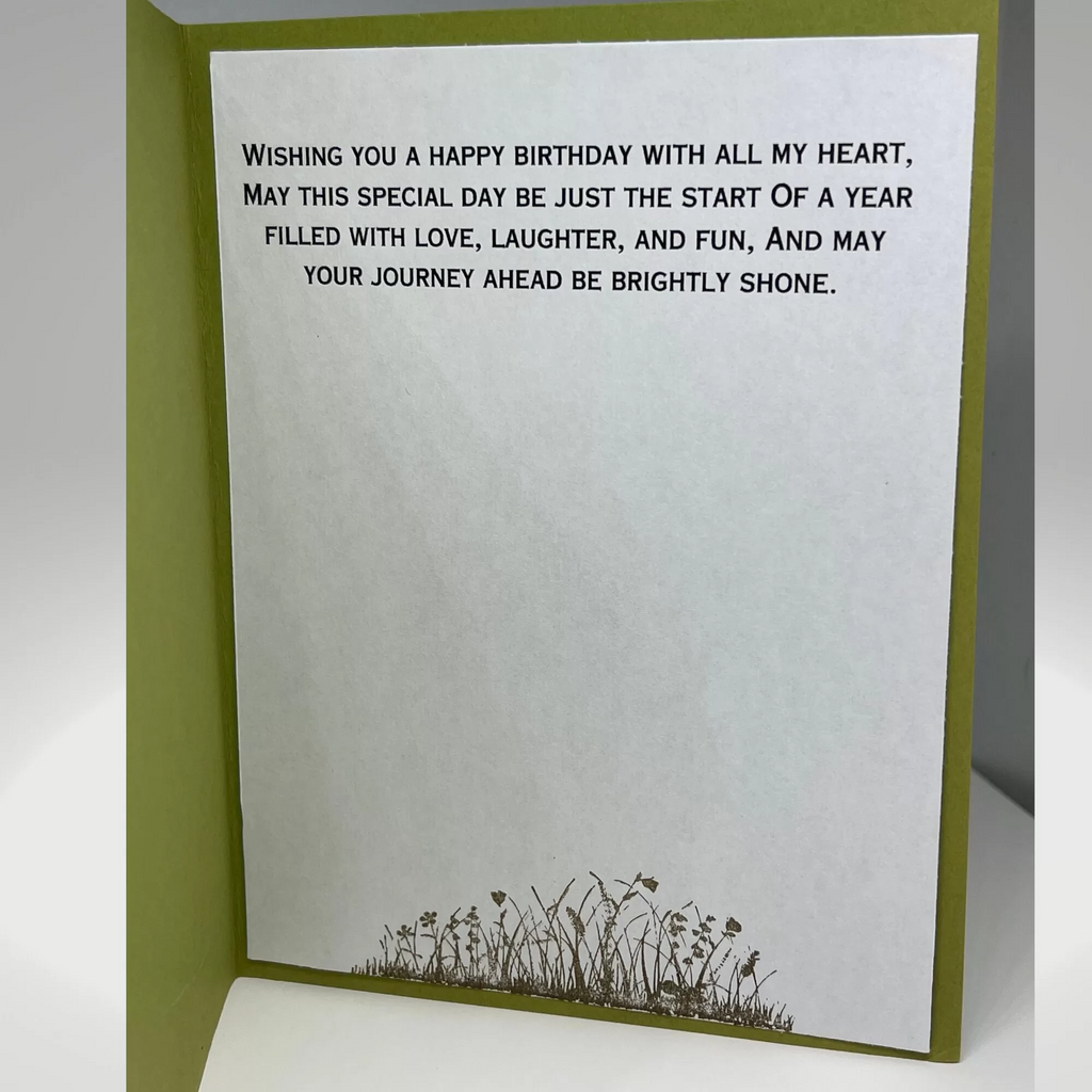 Masculine Birthday Card, Outdoor Scene, Birthday Card for Dad