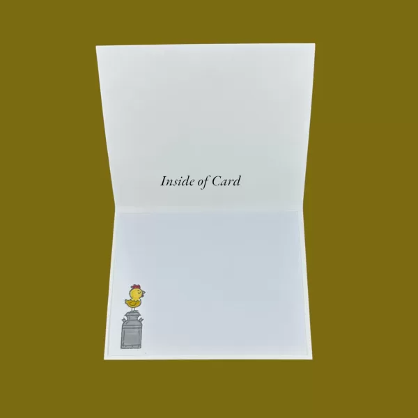 Playful Cow Card | Milk It for All It’s Worth | Cute Handmade Greeting Card with Farm Animals