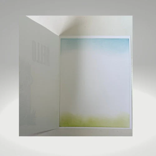 Cute Handcolored Koala Bear HELLO Greeting Card – Blank Inside
