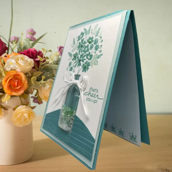 Cheer You Up Card, Inspirational Greeting Card, Handmade Encouragement Card, Just Because Card,
