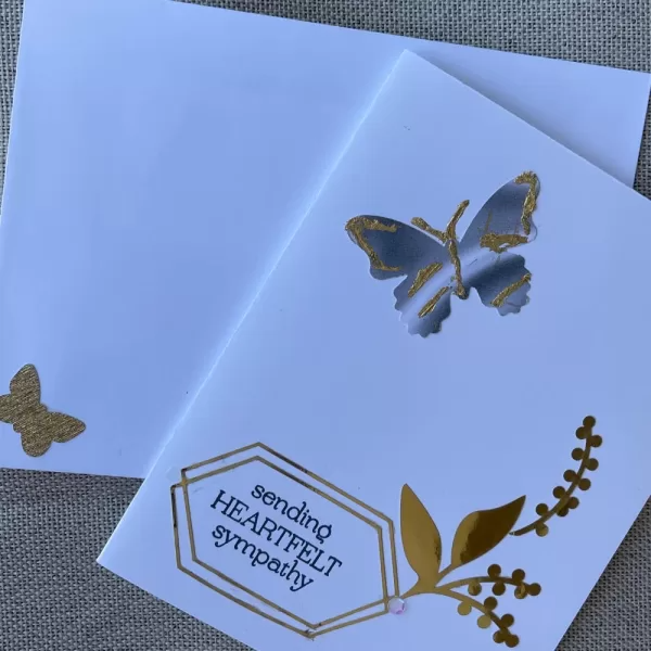 Sending Heartfelt Sympathy. Sympathy Card for loss of a loved one