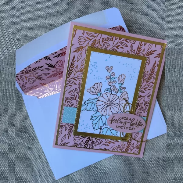 Handmade Encouragement Card, Get Well Soon Card, Inspirational Greeting Card,Feel Better Card,