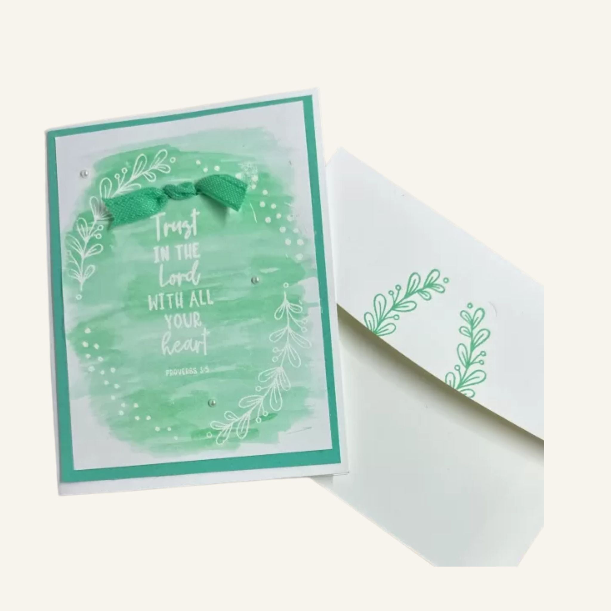 Religious Greeting Card | Trust in the Lord with All Your Heart